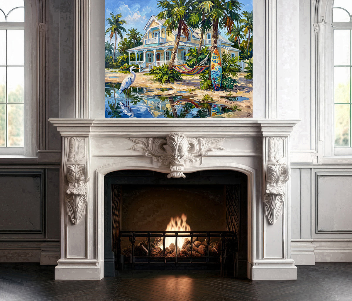 A Little Latitude – Key West Hammock Hideaway | Canvas or Paper Art Print