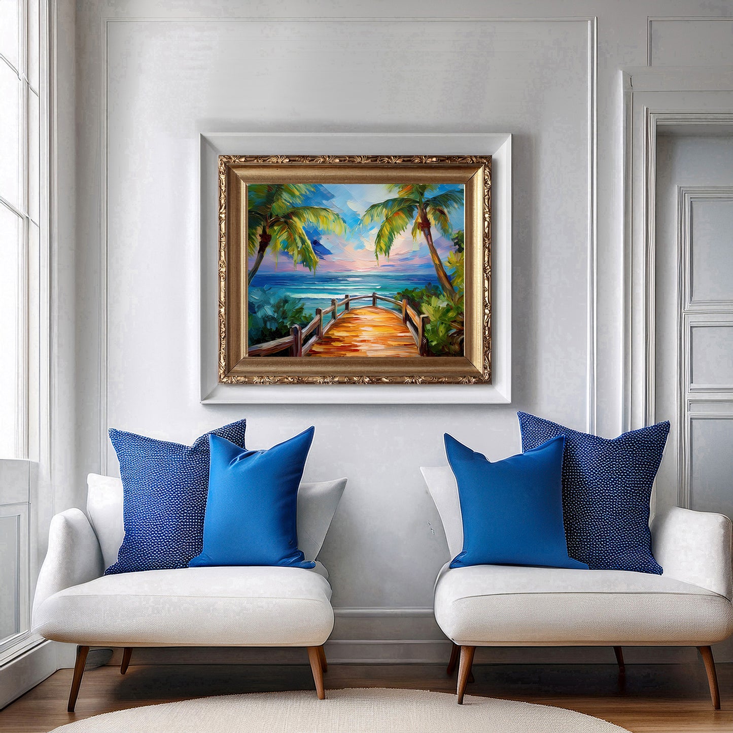 Tropical Key West Seascape Art Print | Canvas or Paper