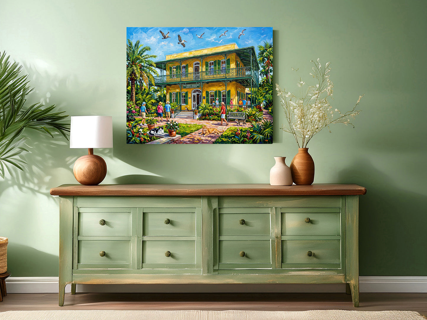 Key West Hemingway House Art Print: Canvas or Paper