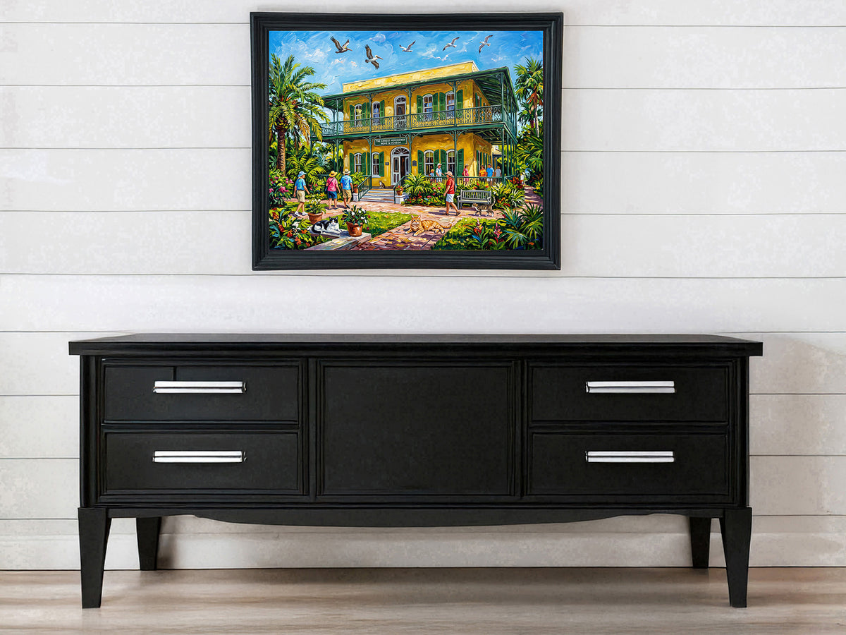 Key West Hemingway House Art Print: Canvas or Paper