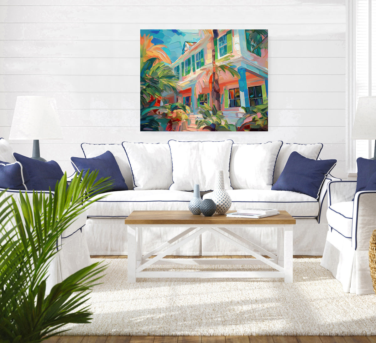 Key West Historical Audubon House Art Print: Canvas or Paper