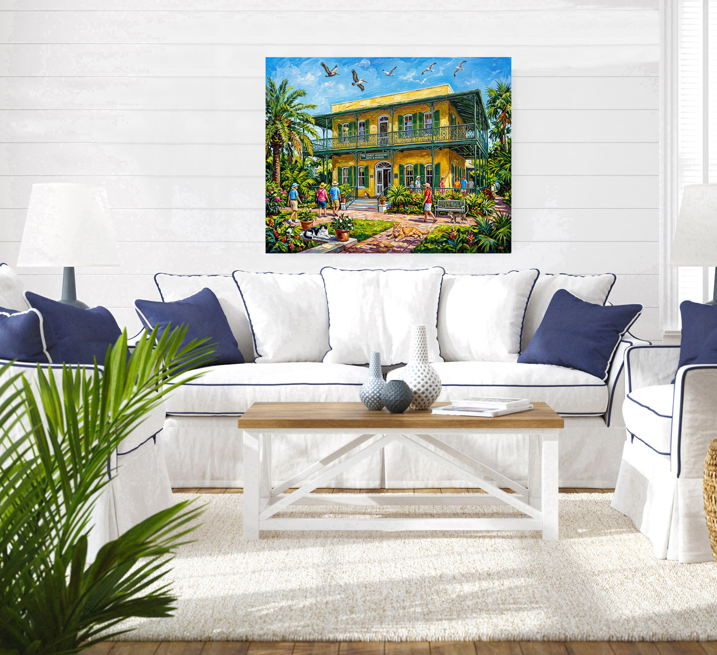 Key West Hemingway House Art Print: Canvas or Paper