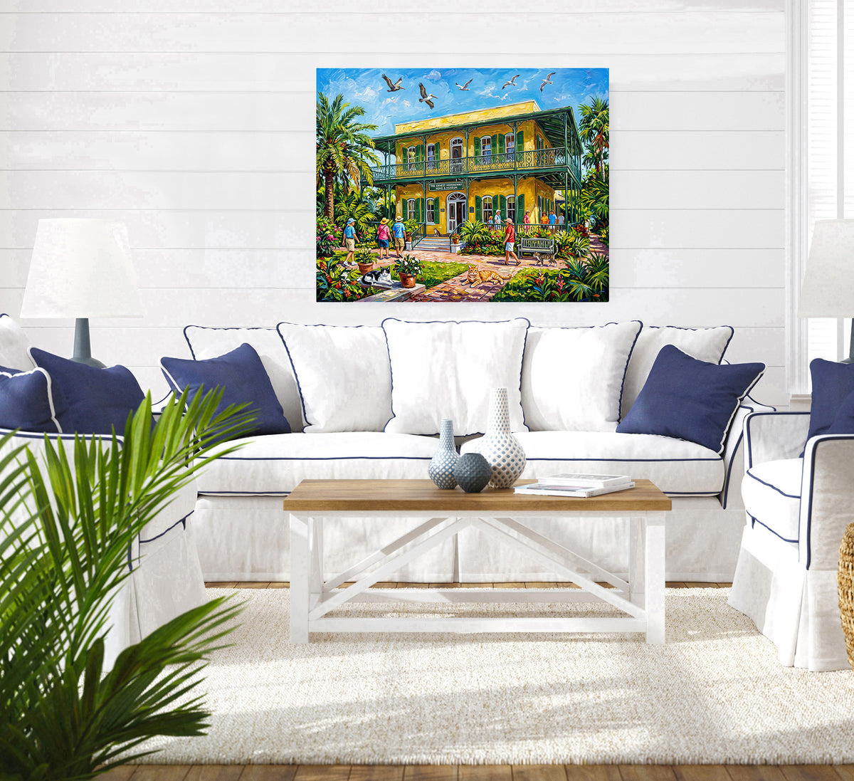 Key West Hemingway House Art Print: Canvas or Paper