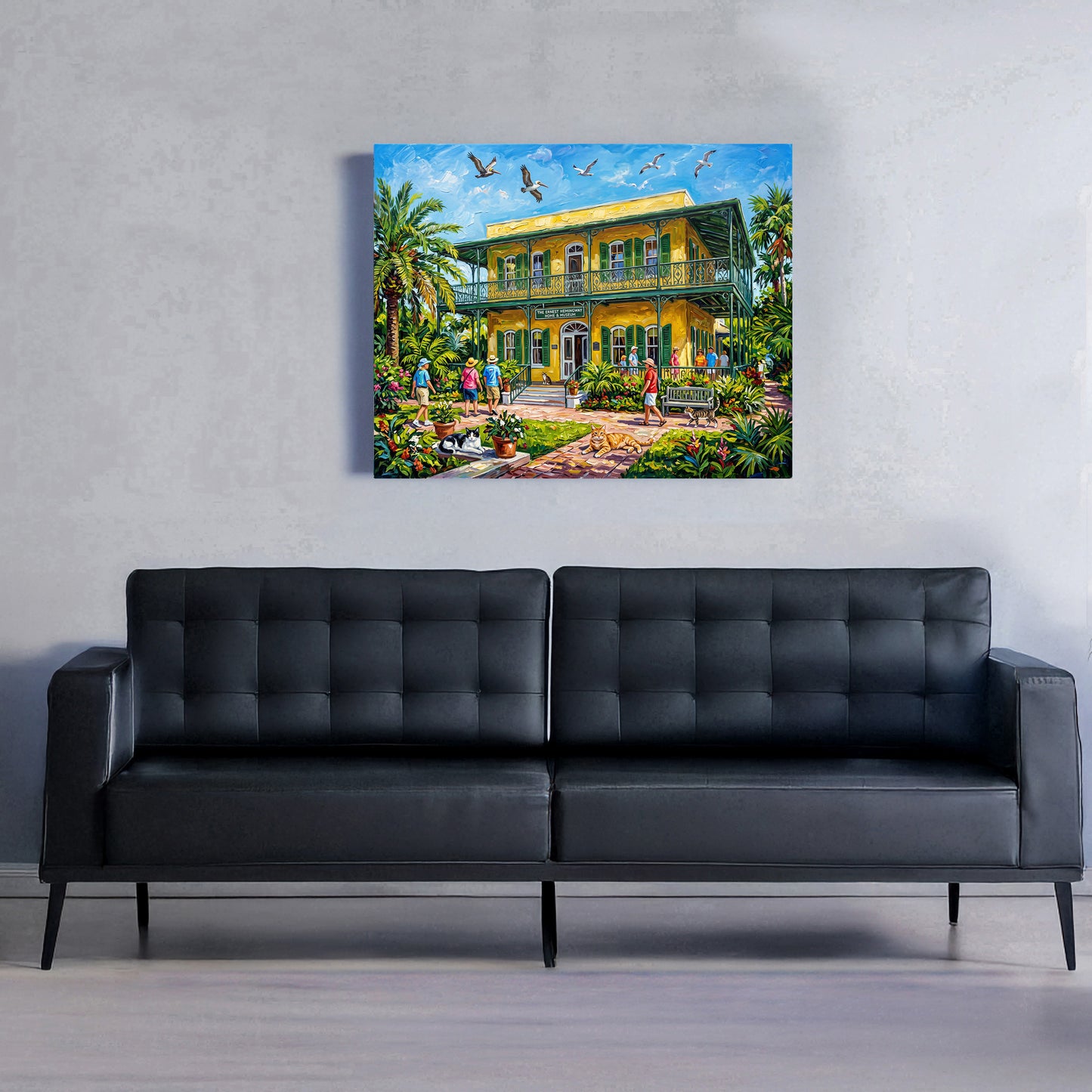 Key West Hemingway House Art Print: Canvas or Paper