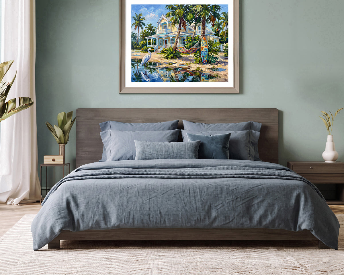 A Little Latitude – Key West Hammock Hideaway | Canvas or Paper Art Print