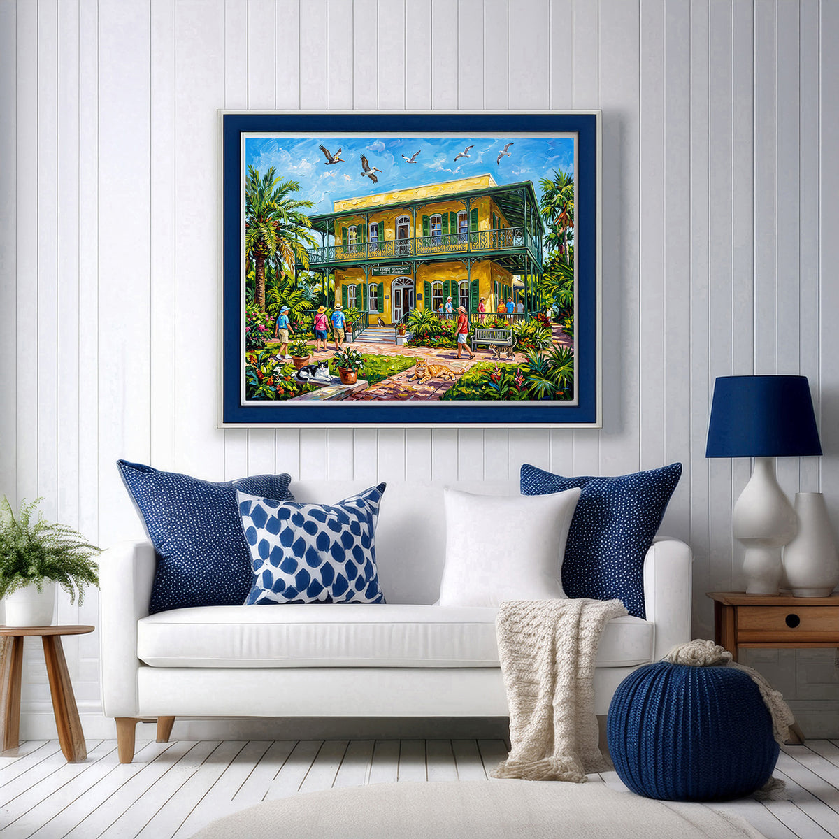 Key West Hemingway House Art Print: Canvas or Paper