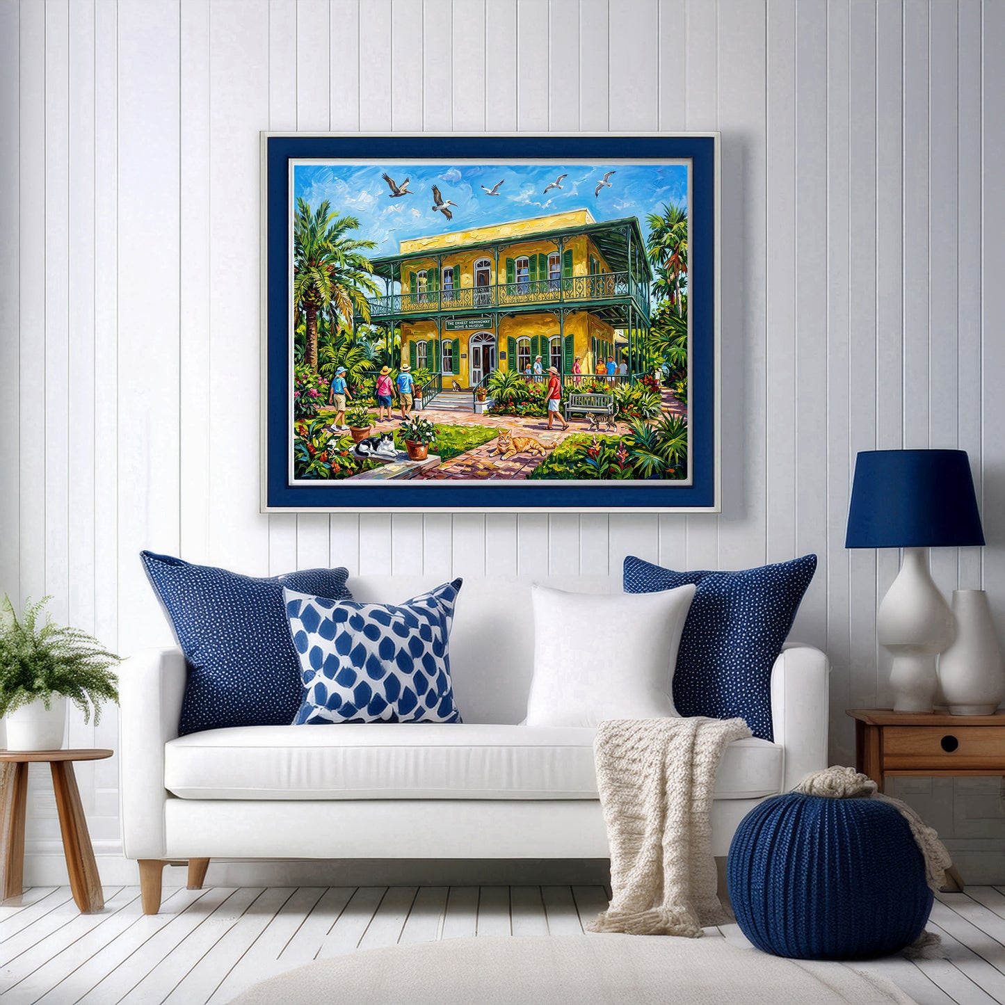 Key West Hemingway House Art Print: Canvas or Paper