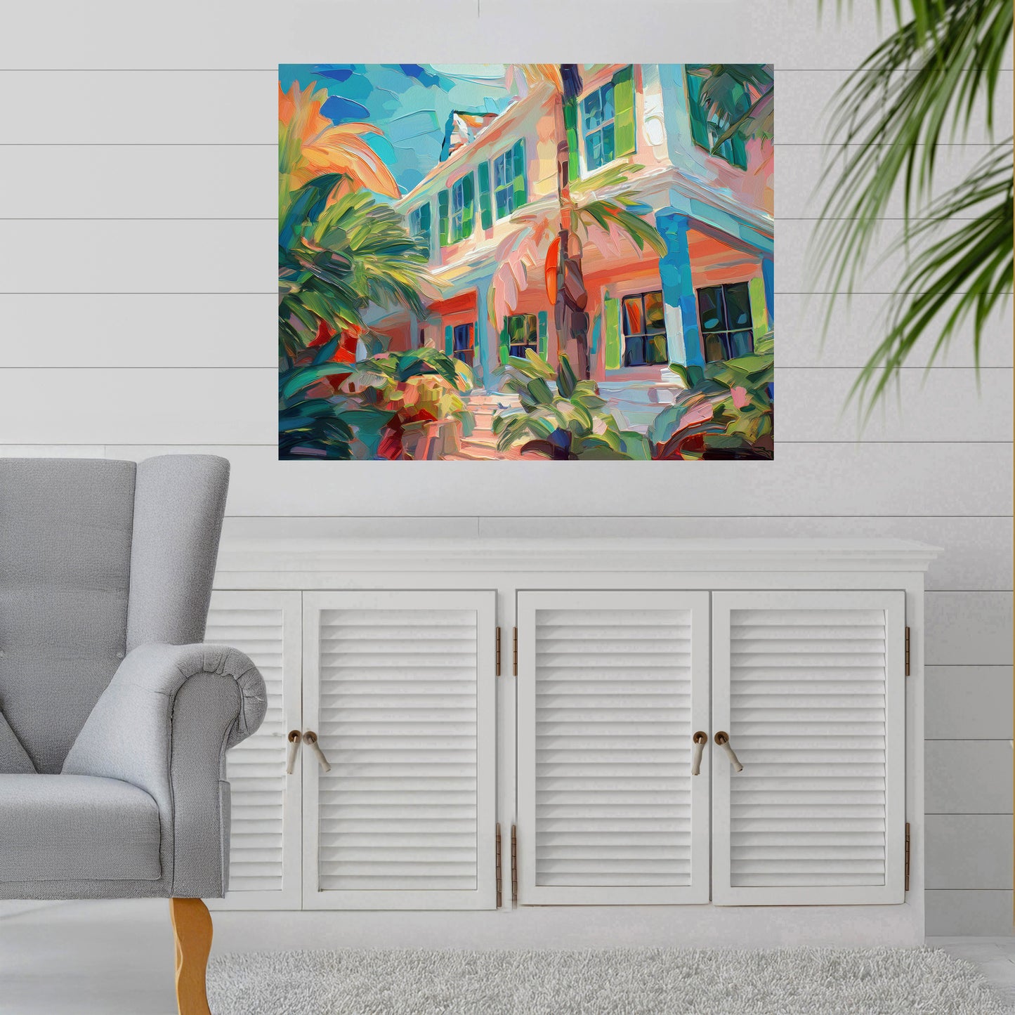 Key West Historical Audubon House Art Print: Canvas or Paper