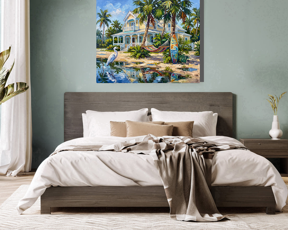 A Little Latitude – Key West Hammock Hideaway | Canvas or Paper Art Print