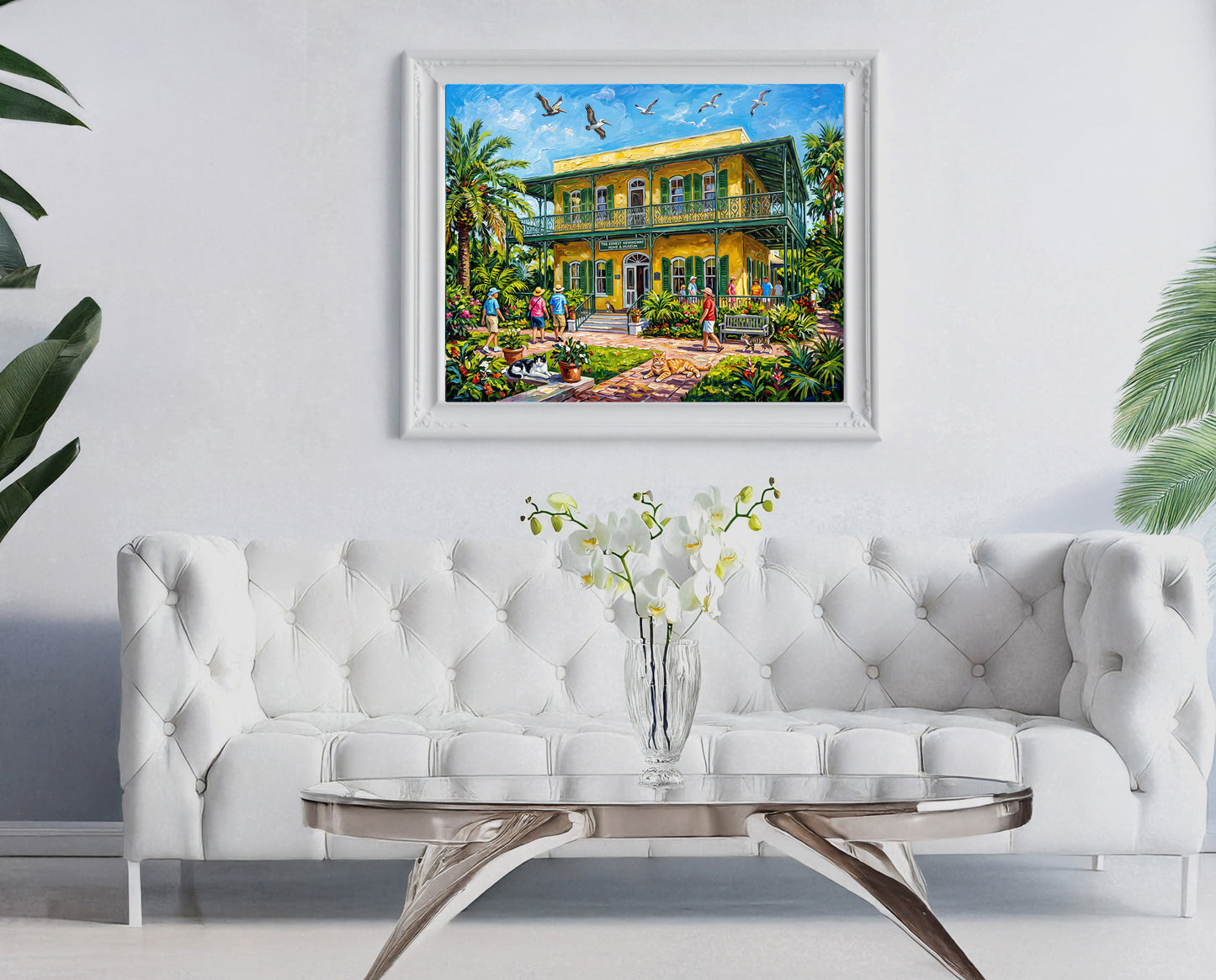 Key West Hemingway House Art Print: Canvas or Paper