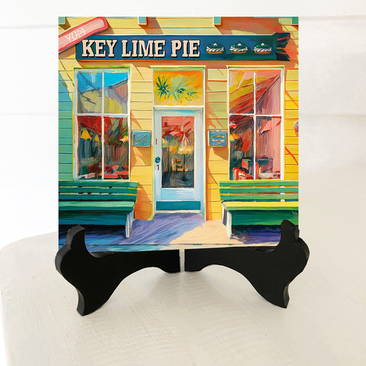 Key West Key Lime Pie Shop Ceramic Art Tile