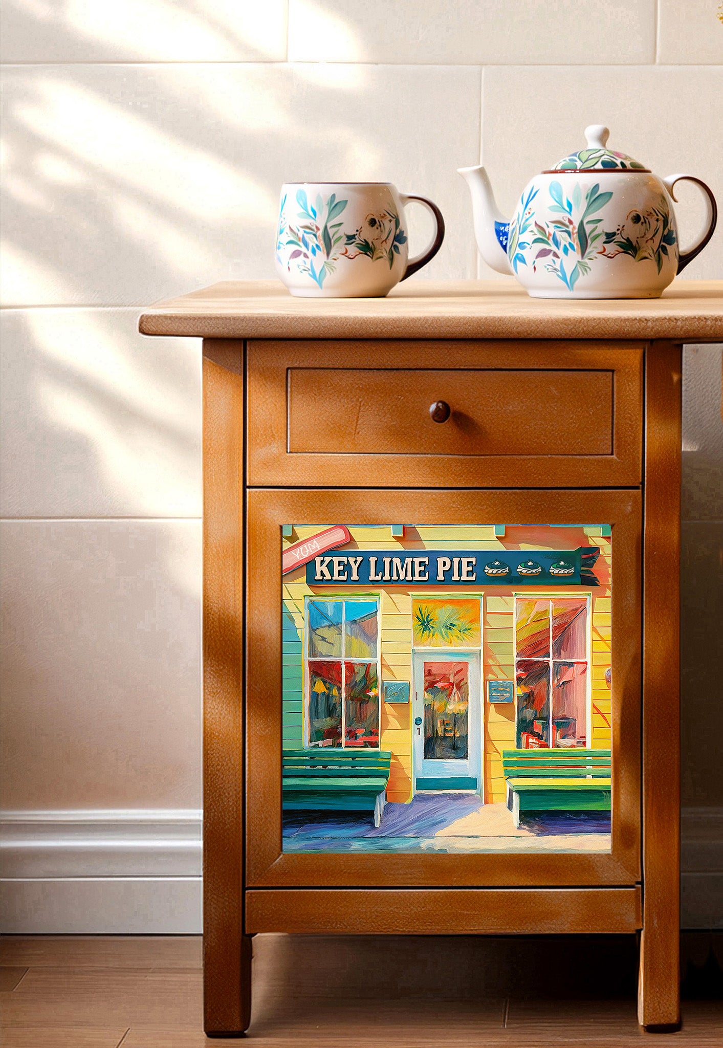 Key West Key Lime Pie Shop Ceramic Art Tile