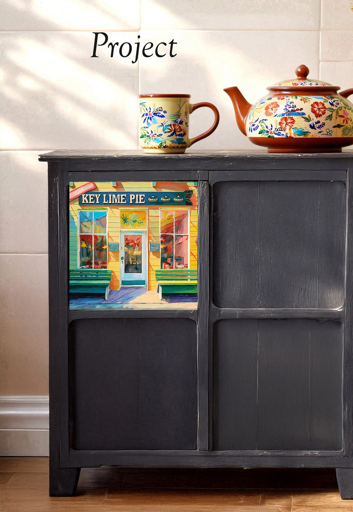 Key West Key Lime Pie Shop Ceramic Art Tile